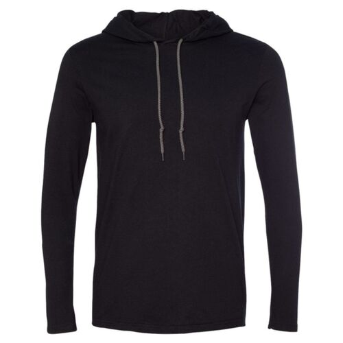 Unisex Softstyle® Lightweight Hooded Long Sleeve T-Shirt Thumbnail