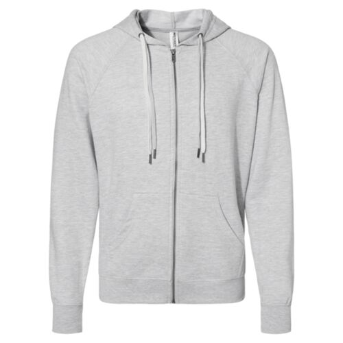 Unisex Icon Lightweight Loopback Terry Full-Zip Hooded Sweatshirt Thumbnail