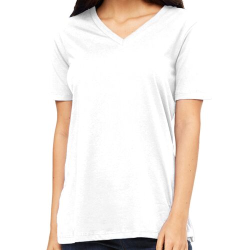 Ladies' Relaxed Jersey V-Neck T-Shirt Thumbnail