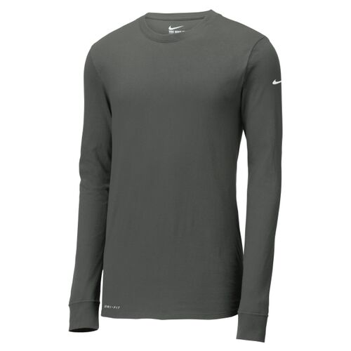 NIKE Dri-FIT COTTON/POLY LONG SLEEVE TEE Thumbnail