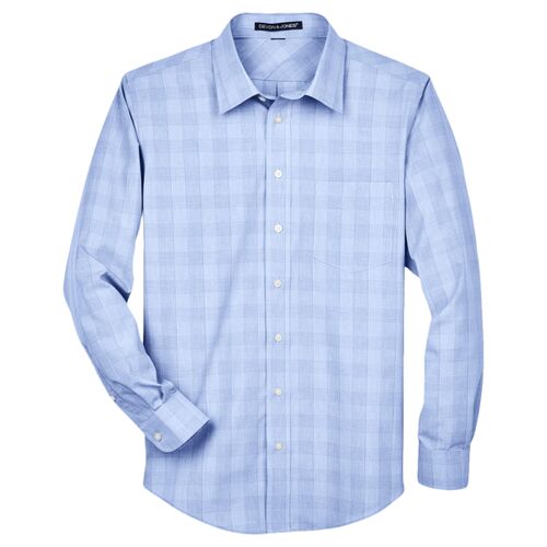 Men's Crown Collection® Glen Plaid Woven Dress Shirt Thumbnail
