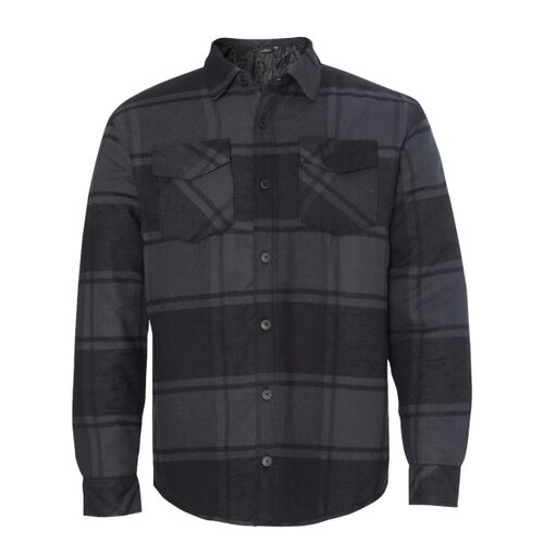 Men's Quilted Flannel Shirt Jacket Thumbnail