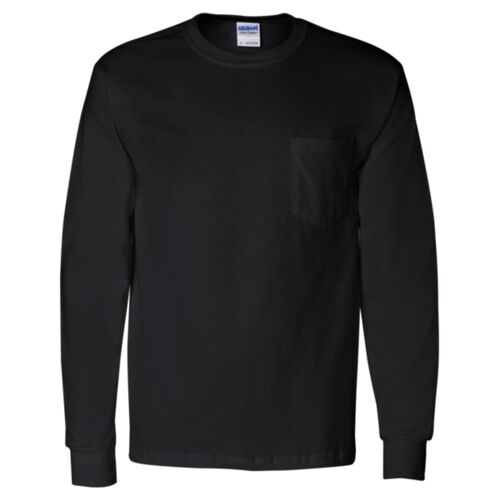 Unisex Ultra Cotton® Long Sleeve Pocket T-Shirt Thumbnail